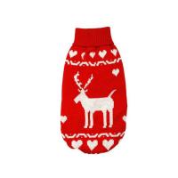 Уют Свитер красный с северным орнаментом 40 см, размер XЛ, ТМ Уют, 1*72 шт