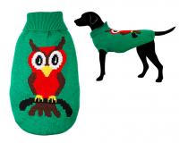 УЮТ Свитер зеленый с совой 40 см, размер ХЛ, ТМ Уют, 1*72 шт