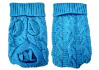 УЮТ Свитер голубой объемной вязки 40 см, размер XЛ, ТМ Уют, 1*72 шт