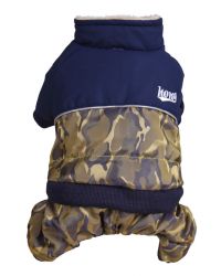 Уют Комбинезон коричневый комуфляж, верх синий, размер М, длина 29 (1*50)