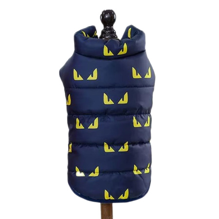 УЮТ Зимний жилет для собак питомцев, на кнопках, 20см, синий, С, (1*50)