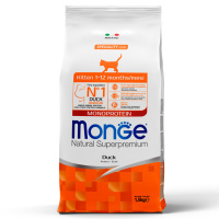 Monge Cat Speciality Line Monoprotein сух д/котят и беременных кошек Утка 1,5 кг