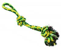 №1 Грейфер веревка плетеная с двумя узлами и ручкой, 40см, 1*48шт