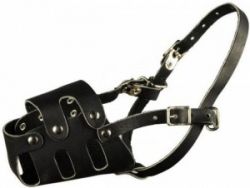 Намордник кож.цельнокроенный №0(щенки боксера,спаниеля)