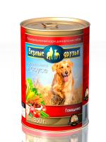 Верные Друзья конс. д/с Говядина кусочки в соусе Ж/Б 850 гр