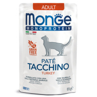 Monge Cat Monoprotein д/кошек Индейка пауч 85гр