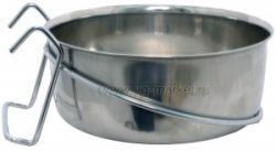 Уют Миска металлическая на крючках 0,30 л (1х12шт, 192 шт/кор)
