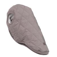 УЮТ Толстовка зимняя стеганая для собак  на кнопках, на флисе, 26см, серая, М, (1*75)