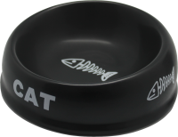 №1 Миска керамическая черная "Cat" 15,5*15,5*5,5см, 200мл, 1*36шт