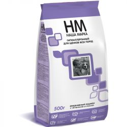Наша Марка д/щен всех пород с ягненкоми рисом 0.5кг