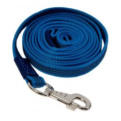 Поводок нейлон с латекс.нитью двухстор.20мм*5м,синий