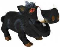 №1 Кабанчик черный с пищалкой , латекс, 18,0 см, Игрушка для собак 1*72шт