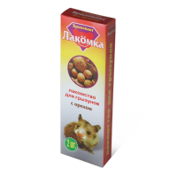 Лакомка - орех, палочка для грызунов 2 шт (1*95)