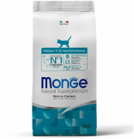 Monge Cat Daily Line сух д/котят и беременных кошек Курица 1,5 кг 