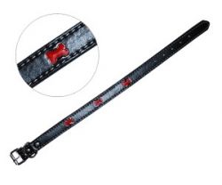 УЮТ Ошейник 1,9х40 см прошитый, с косточками  1х12шт, 1корх144шт