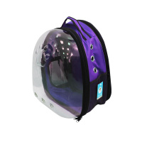 №1 FavoriteРюкзак-трансформер раскладной д/переноски животных с панорамн.видом,24x30x40см,фиолетовый