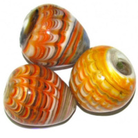 №1 Яйцо декоративное, расписное, большое 4-4,5см XF60106A по 3 шт. /ящ-50 уп./