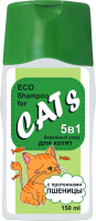 Барсик-Эко Шампунь Бережный Уход для котят 5 в 1 150мл