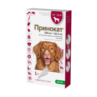 Принокат раствор для собак весом 10-25 кг для наружного применения (капли на холку)