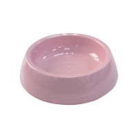 №1 Favorite Миска круглая пластиковая малая, 14х3,5см, 150 мл, розовая