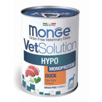 Monge VetSolution Dog Hypo Monoprotein DUCK д/собак снижение пищевой непереносимости конс 400гр