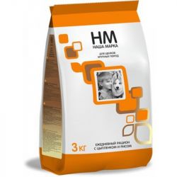 Наша Марка д/щен круп. пор,цыпленок 3.0кг 