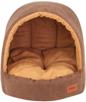 Дом эстрада Classic иск.замша №1 33*30*28 см коричневый