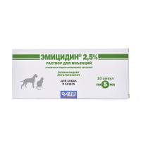 Эмицидин 2,5% р-р д/инъек. противогипоксический 5мл*10