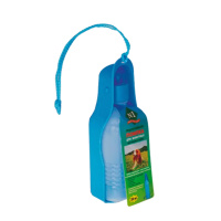 №1 Поилка портативная большая, 500 мл, 1*72шт пластик, голубая