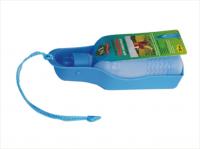 №1 Поилка портативная малая, 300 мл, пластик, голубая, 1*72 шт