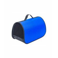 №1 Сумка-переноска жёсткая САКВОЯЖ- Мини 32,5*19,5*19,5см. Васильковая 1*5шт