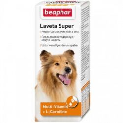 Беафар Витамины "Laveta super" для собак против выпадения шерсти,зуда,шелушения,ускорение линьки 50м