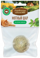 Игрушка д/кошек"Мятный шар""Деревен. лак-ва"