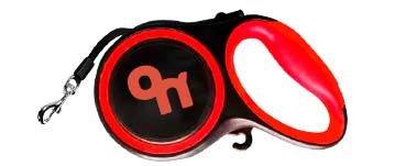 Уют Рулетка-поводок/ремень д/собак 3м красная, до 25кг, 1*72шт
