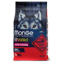 Monge Dog BWild LOW GRAIN сух низкозерновой д/собак всех пор Олень 2,5кг