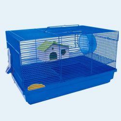 №1 Клетка для хомяка, 47*30*27, 2-этажная, прямоугольная, укомплектованная. 1*4шт