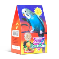 Бриллиант корм д/волн.попуг. с фрукт. добав. 400 гр (1*30)