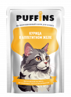 Пуффинс конс. д/к Курица в аппетитном желе дой-пак 75гр.