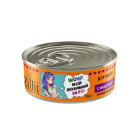 ZILLII для котят с Индейкой влажн. банка 100г 