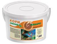 ГАММАРУС природный корм для рыб, рептилий, земноводных, птиц (ведро 10л.) 1 кг