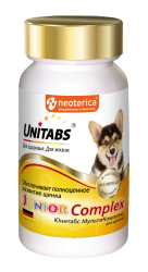 Юнитабс ДжуниорКомплекс c В9 для щенков, 200таб