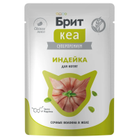 Брит КЕА Пауч для котят индейка в желе 75г*12