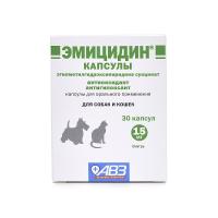 Эмицидин 15мг 30 капсул