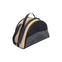 №1 Сумка-переноска Эконом мини, карман/ремень раскладная, 37х18х25 см.. Бежевая 1*5шт