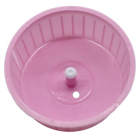 №1 Колесо для грызунов, пластиковое, розовое 12*8, 1*30