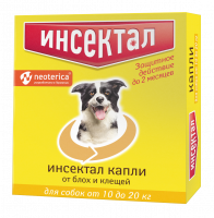Инсектал Капли для собак 10-20кг
