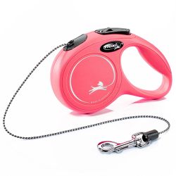 Флекси для кошек Новая Классика XS 3м 8кг красная Рулетка-трос 1*12шт