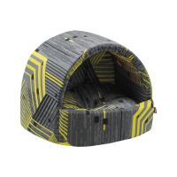 Дом эстрада Геометрия №2 39*35*35 см желто-серый