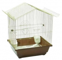 №1 Клетка для птиц, 30*23*39, золотая, пагода, укомплектованная, 1*10