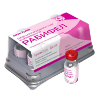 РАБИФЕЛ вакцина пр.бешенства кошек 1 мл*10 (холод)